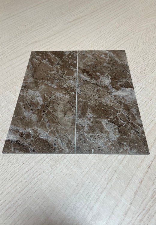 Plastic decoration sheet for interior wall